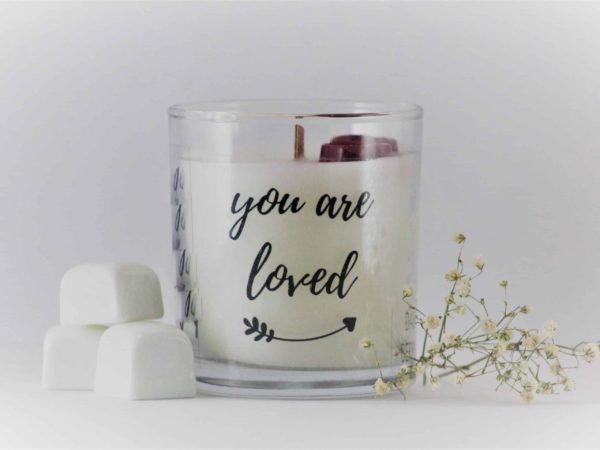 You are loved 250ml glass