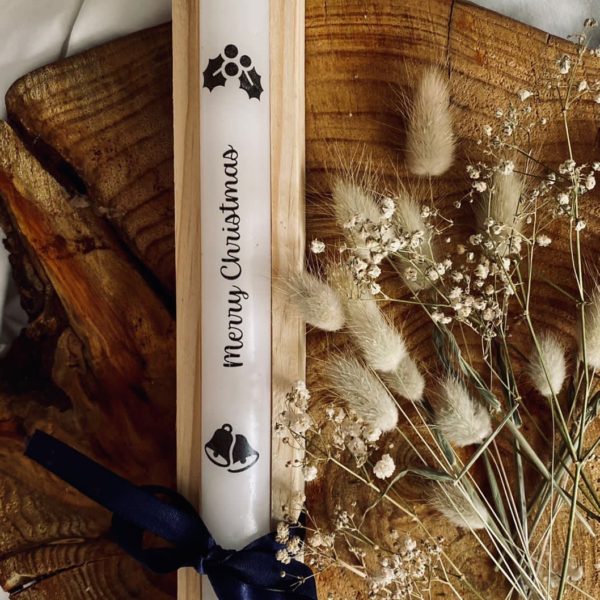 Customised candle gift