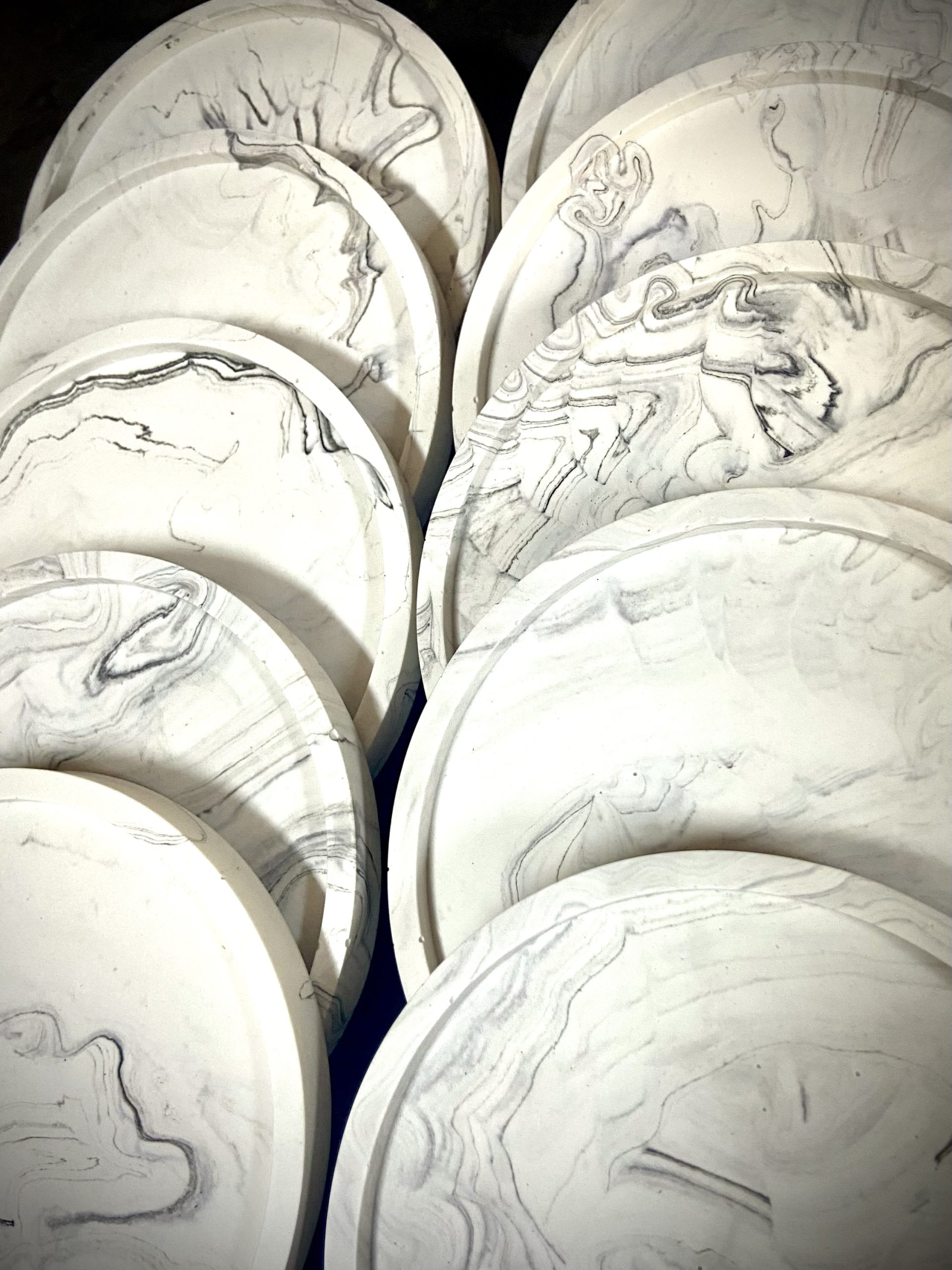 STONE Edged Coaster- round