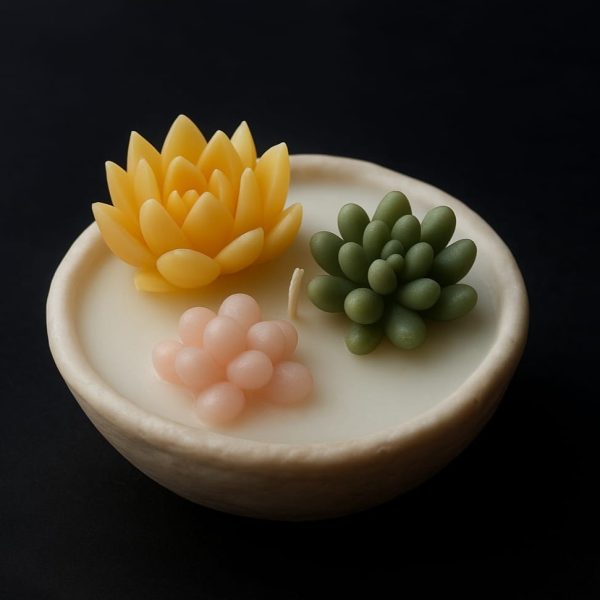 STONE mini succulent garden